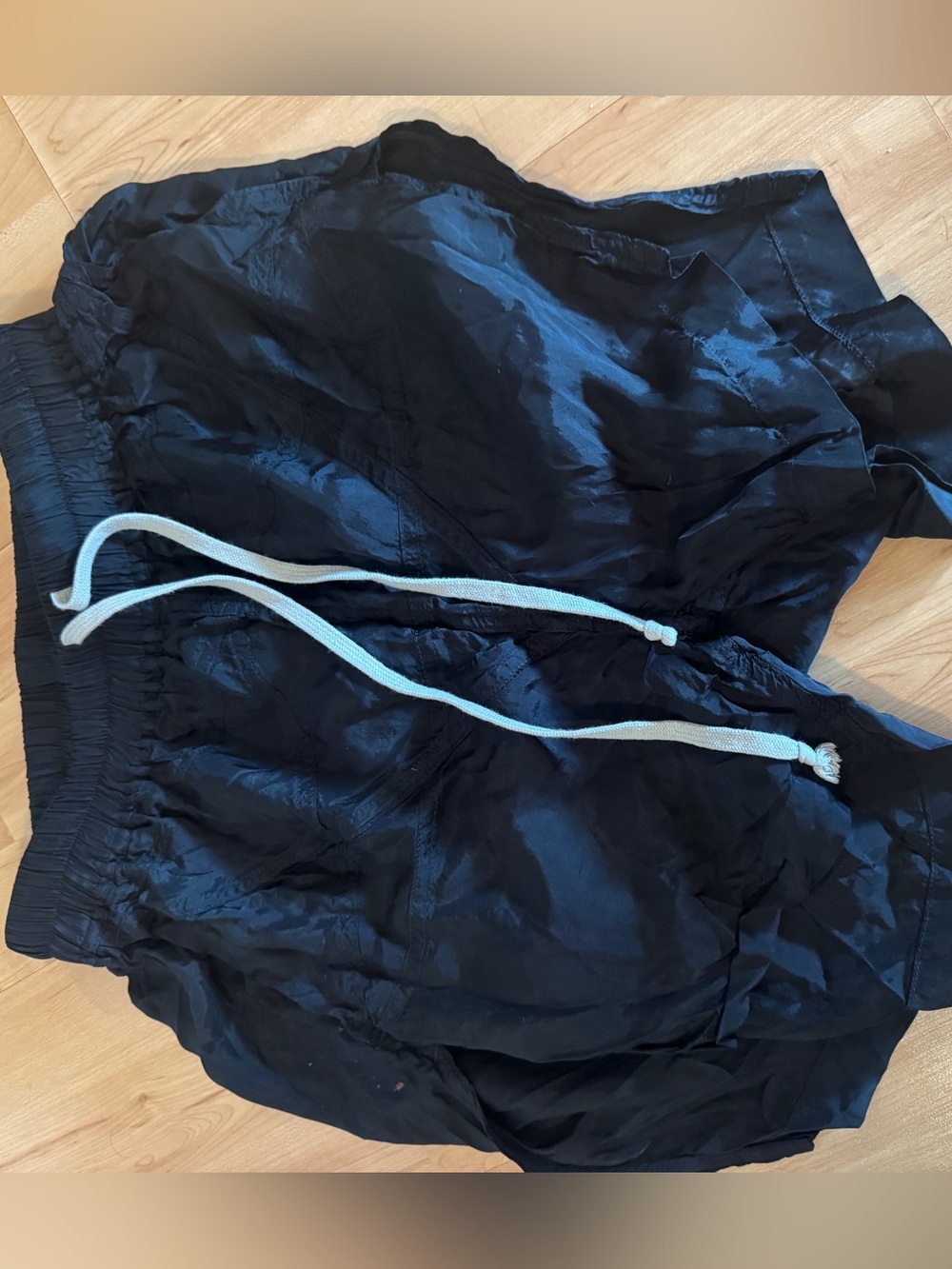 Rick Owens Black Drawstring Men's Shorts
